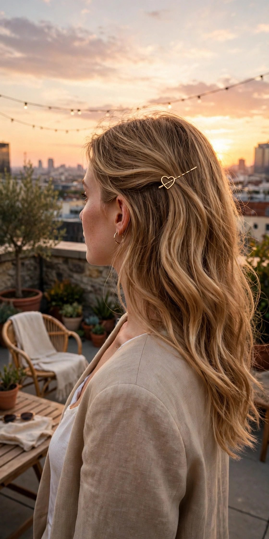 8. The Bobby Pin Heart Accent
