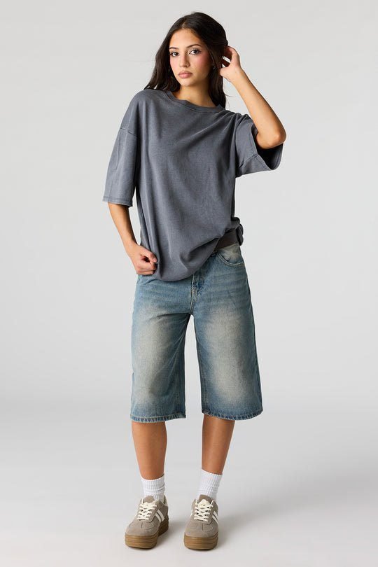 1. The Oversized Tee and Jorts