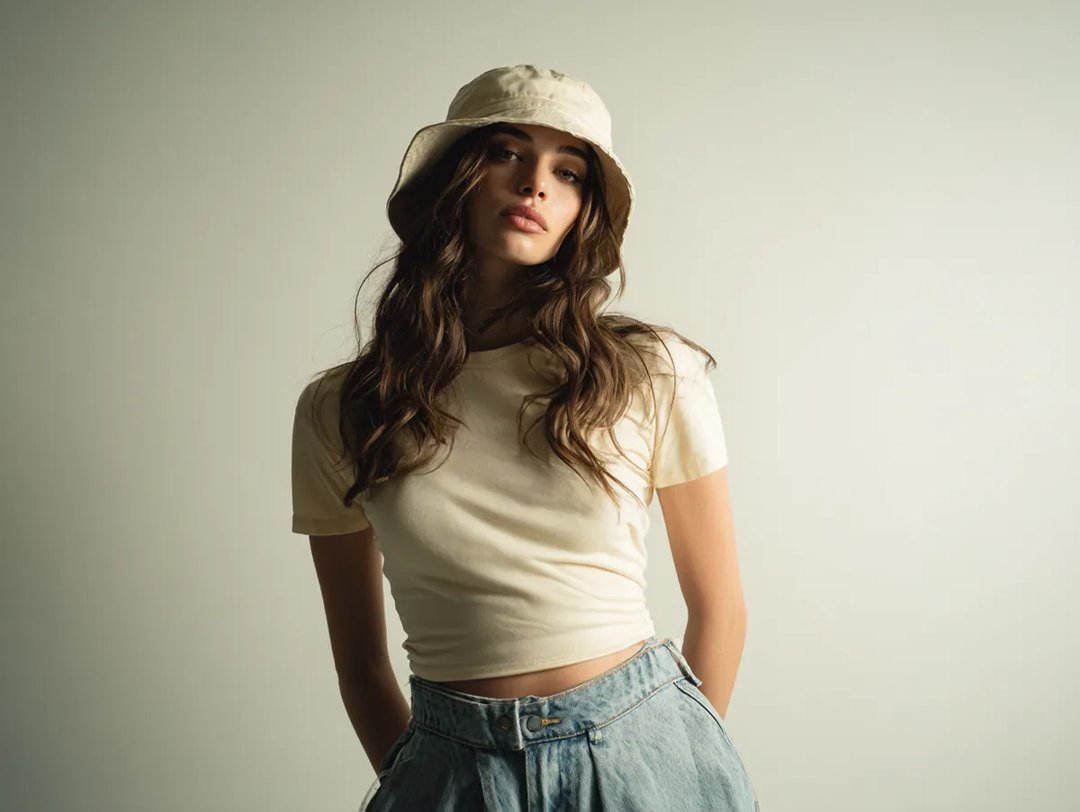 8. The Crop Top, Jorts, and Bucket Hat