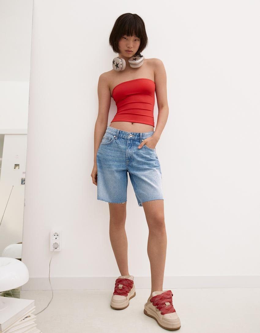 9. The Tube Top, Jorts, and Sneakers